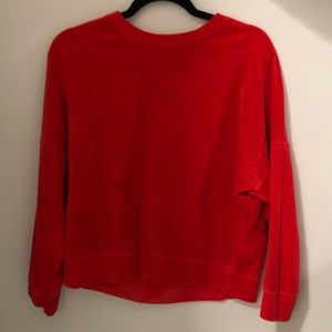 Velvet red aerie sweatshirt